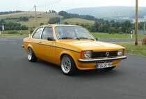 =Opel Kadett C unterwegs zur Oldtimerausstellung in Uttrichshausen im Juli 2019
