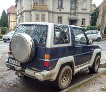 Rückansicht: Daihatsu Feroza. Foto: März, 2020.