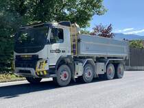 Volvo FMX Kipper von Daepp Beton am 30.6.20 bei Kiesen.