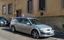Renault Laguna Mk2 Grandtour fotografiert in Oktober 2019.