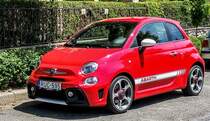 Fiat Abarth 595 fotografiert in Mai, 2020.