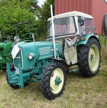 =MAN, Bj. 1962, steht bei der Oldtimerausstellung in Uttrichshausen im Juli 2019