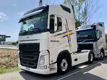 Volvo Zugmaschine von Volvo Truck Rental am 10.7.20 in Kerzers.