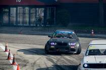 BMWs auf der Driftstrecke. Foto: März, 2019 Auto Motor und Tuning Show Budapest.