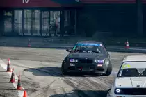 BMWs auf der Driftstrecke. Foto: März, 2019 Auto Motor und Tuning Show Budapest.