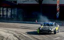 Driftender Nissan 200SX. Foto: März, 2019 Auto Motor und Tuning Show Budapest.