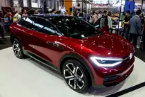 VW ID Crozz Concept ausgestellt auf der Automobil und Tuning Show, März 2019 in Budapest.