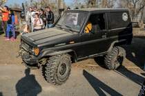 Toyota LandCruiser aus den 80ern. Foto: Automobil und Tuning Show, März 2019 in Budapest.