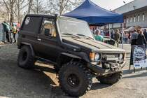 Toyota LandCruiser aus den 80ern. Foto: Automobil und Tuning Show, März 2019 in Budapest.