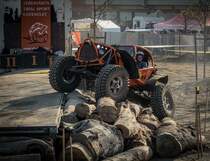 Mir unbekannter Geländewagen für  extrem offroaden . Foto: Automobil und Tuning Show, März 2019 in Budapest.