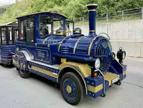 Zugfahrzeug vom kleinen Simplon Express von Treno Dotto am 16.7.20 in Brig.