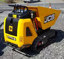 =JCB HTD-5 steht bei einer Mietfirma in Burghaun, 04-2020