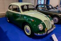 IFA F9 in Museumszustand. Foto: Oldtimersektion der Automobil und Tuning Show in Budapest, 2019 März