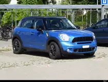 Mini Cooper SD bei Parkplatz des Bahnhof Lys am 2020.07.11