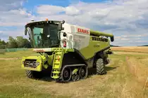 Norbert Mäser Claas Lexion 760 am 18.07.20 bei Nidda