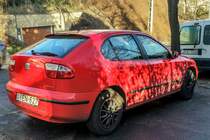 Seat Leon Mk1 von hinten fotografiert in Januar, 2020