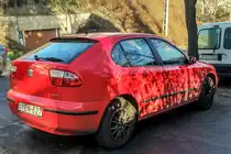 Seat Leon Mk1 von hinten fotografiert in Januar, 2020