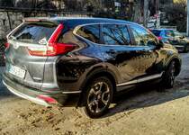 2019-er Honda CR-V von hinten fotografiert in Januar, 2020