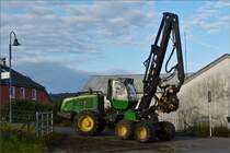 Havester John Deere 1170E wird am 17.07.2020 wieder abgeholt.