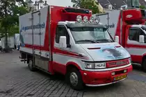 IVECO Daily K�hlkleinlaster, gesehen auf dem Markt in Maastricht. 17.07.2020
