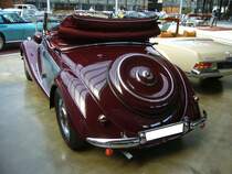 Heckansicht eines Mercedes Benz W136 170V Cabriolet A aus dem Jahr 1936. Classic Remise Düsseldorf am 19.07.2020.