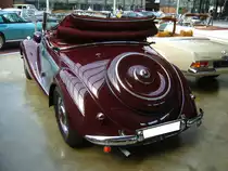 Heckansicht eines Mercedes Benz W136 170V Cabriolet A aus dem Jahr 1936. Classic Remise Düsseldorf am 19.07.2020.