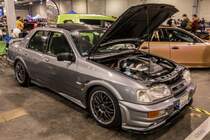 Ford Sierra Cossworth ausgestellt auf der Auto Motor und Tuning Show 2019 (März) in Budapest.