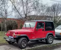 Jeep Wrangler als technischer Hilfedienstwagen fotografiert in Februar, 2020.