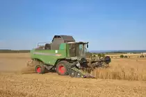 Fendt 5275 CPL Mähdrescher beim Gerste Dreschen am 29.07.20 zwischen Karben und Niedderau
