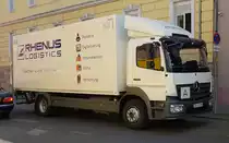 =MB der Firma RHENUS-Logistics unterwegs in Hünfeld im Juli 2020