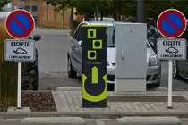 Ladestation nahe dem Bahnhof in Diekirch. 07.2020