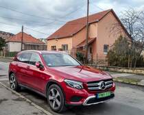 Mercedes-Benz GLC Plug-in Hybrid. Foto: Februar, 2020.