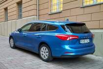 Rückansicht: Ford Focus Turnier Mk4. Foto: Februar, 2020.