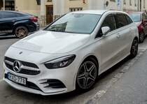 2020er Mercedes-Benz B-Klasse (W247, dritte Generation). Foto: Februar, 2020.