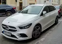 2020er Mercedes-Benz B-Klasse (W247, dritte Generation). Foto: Februar, 2020.