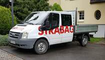 =Ford Transit der STRABAG, gesehen im Oktober 2019 in Höchst/Österreich
