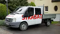 =Ford Transit der STRABAG, gesehen im Oktober 2019 in Höchst/Österreich