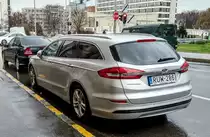Rückansicht: Ford Mondeo Mk5 Turnier, gesehen in Februar 2020.