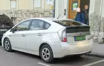 Toyota Prius Plug-in, gesehen in Februar, 2020.