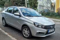 Lada Vesta, gesehen in Februar, 2020.