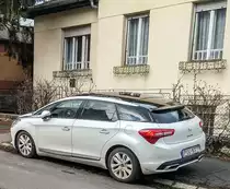 Rückansicht: Citroen DS5, gesehen am 14.02.2020.