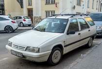 Citroen ZX Estate, gesehen in Oktober, 2019.