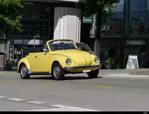 VW Käfer unterwegs in Locarno am 31.07.2020