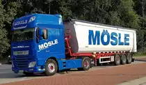 =DAF XF der Spedition MÖSLE rastet im Juli 2020 an der A 7. Grüße an den sehr netten Fahrer!