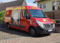 =Renault Master vom Feuerlöscherprüfdienst MÖLLER steht im Juli 2020 in Großenbach