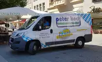 =Fiat Ducato des Getränkehändlers KOCH unterwegs in Fulda im Juli 2020