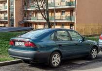 Toyota Corolla E100 Liftback gesehen in März, 2020.