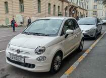 Fiat 500, gesehen in März, 2020.