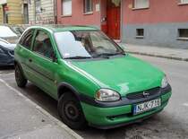 Opel Corsa B, gesehen in Februar, 2020.