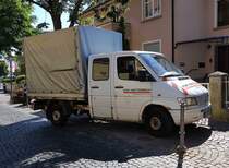 =MB Sprinter der Firma FEHR-KNETTENBRECH steht im Juli 2020 in Hünfeld